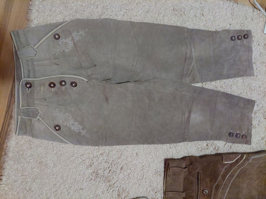 Pantaloni bavarezi de copii,Festival Oktoberfest,piele intoarsa