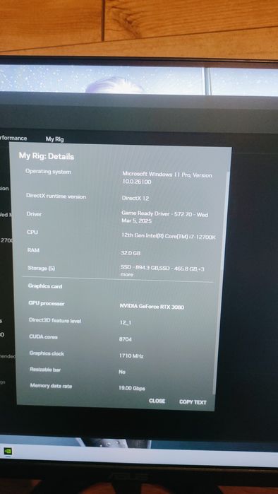 PC i7-12700k,32gb ram DDR5, Rtx 3080,  2.75TB SSD