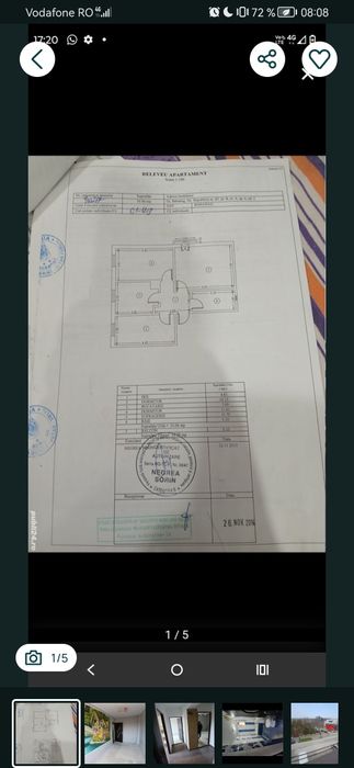 Vând apartament de 55 mp