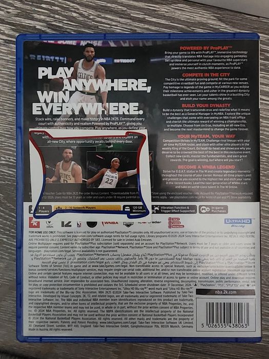 Продам игру баскетбол 2K25 на PS5