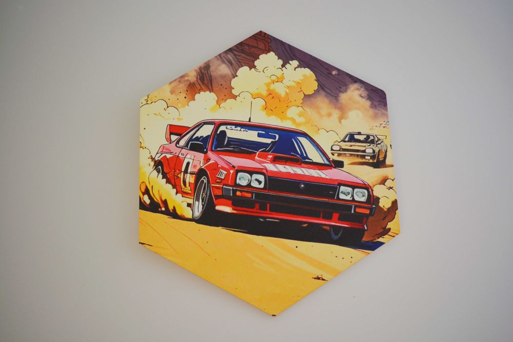 Пано за стена "Хексагон" с Ваши снимки, картинки, емблеми.