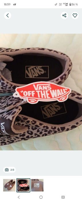 Tenesi originali damă noi nouți Vans Off the Wall Nr 41