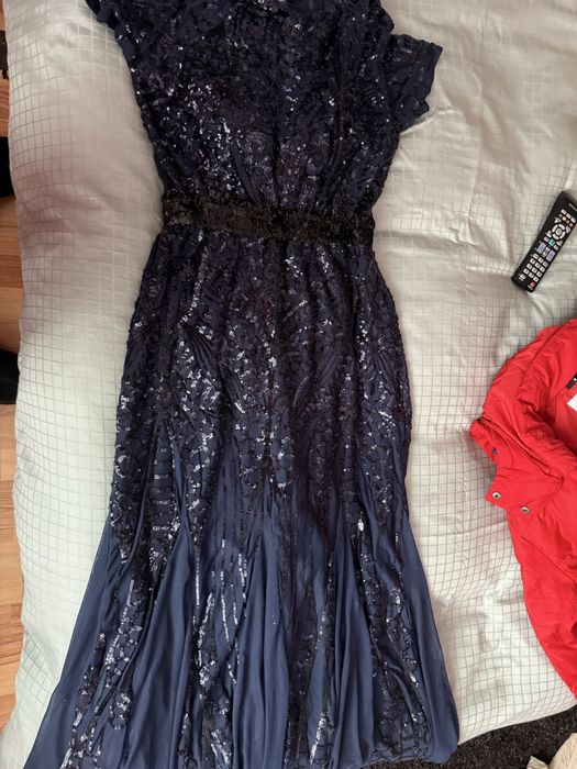 Rochie ocazie M bleumarin