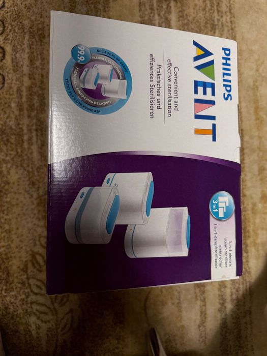 Sterilizator 3 in 1 Philips Avent + uscător + recipiente alimente