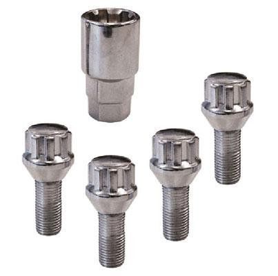 Set prezoane auto antifurt Carpoint tip G, M14x1.5G conic pentru Audi Rover Seat Skoda Vw