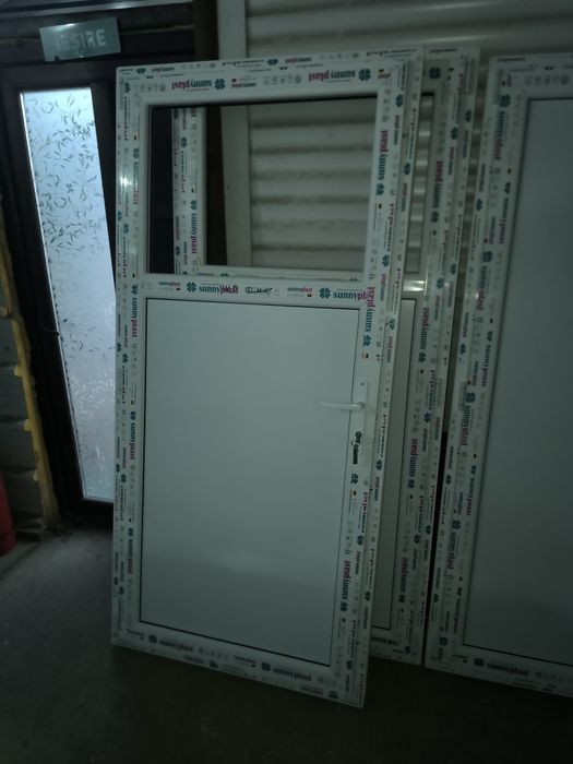 Ușa PVC 880+1880 cu sticla termopan