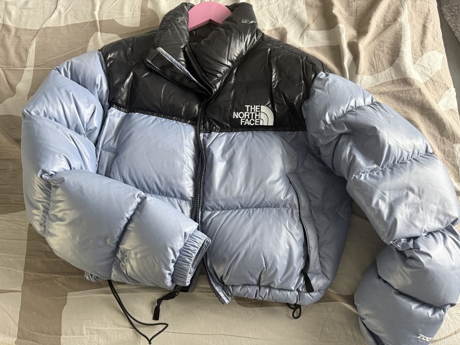 Geaca de iarna The North Face 700 scurta albastra