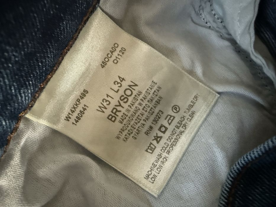 Blugi WRANGLER Bryson Slim Albastru Barbati | Marime 31 x 34 (Talie 84 cm)
