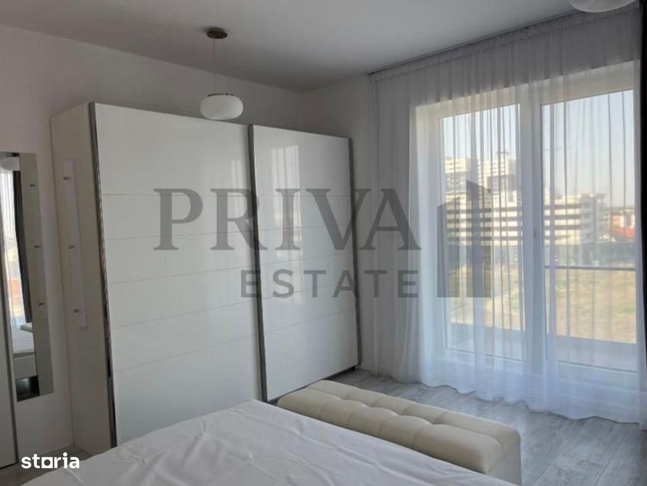 Apartament mobilat 3 camere, 63 mp, 2 balcoane, parcare boxa, Torontal
