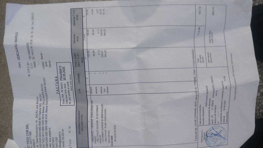 Chiuloasă passat b6 recondiționată