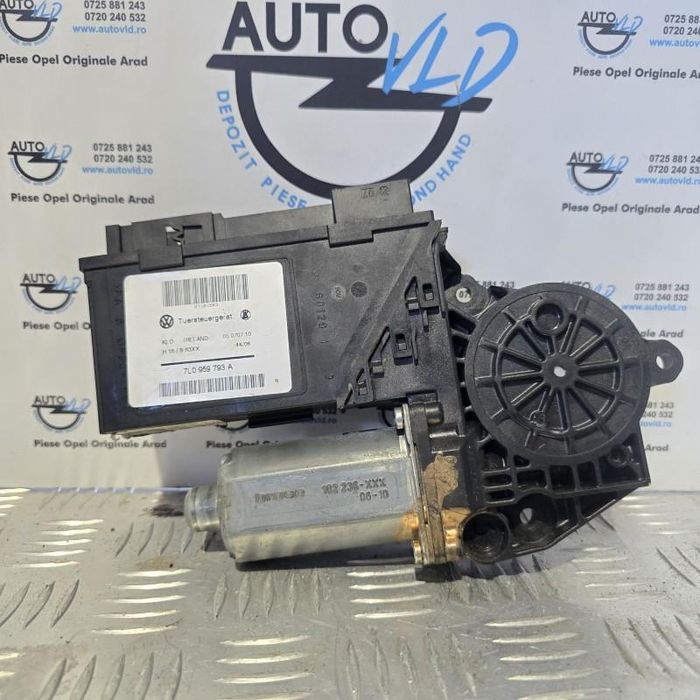 Motoras macara geam stanga fata Volkswagen Touareg