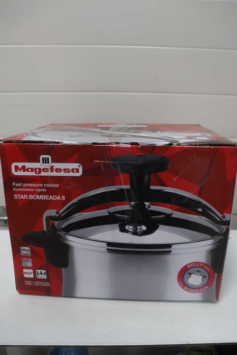 Тенджера под налягане MAGEFESA Star, неръждаема, обем 8 литра