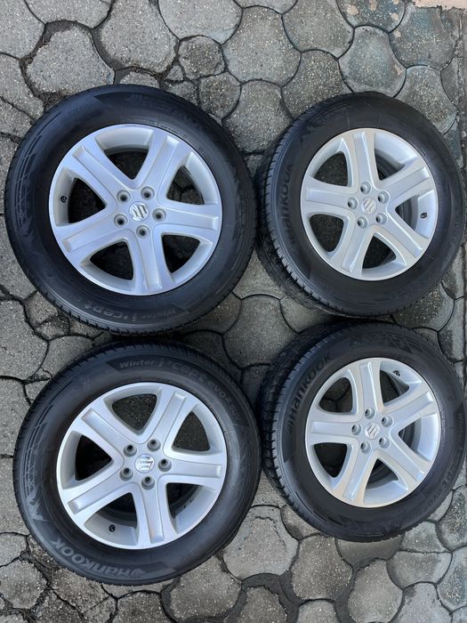 Jante aliaj 5x114.3mm, anvelope iarna 225/65 R17, Suzuki Grand Vitara
