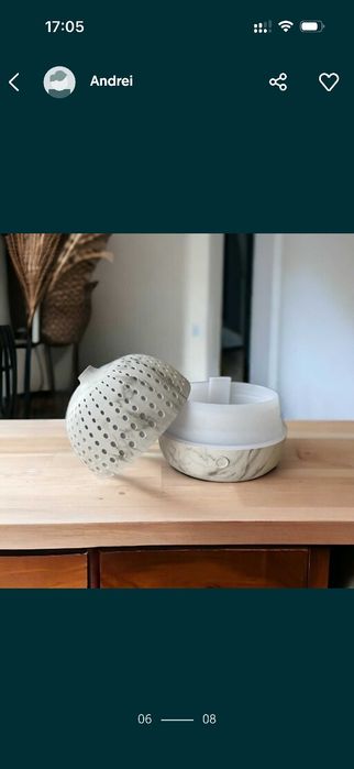 Umidificator + ulei esential violete