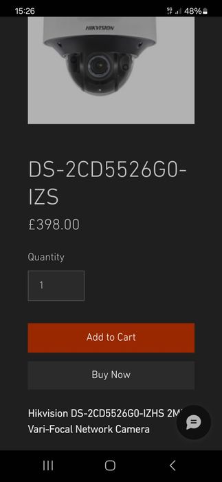 Hikvision ds-2cd5526g0- IZHS 2.8-12mm zoom motorizat