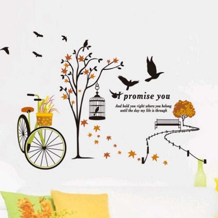 Наклейка интерьерная 60x90см