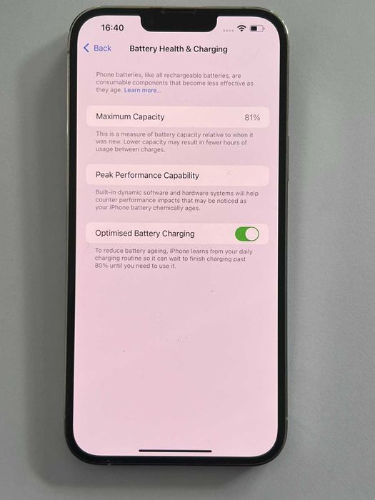 ***КАТО НОВ*** Iphone 13 Pro Max 512GB 81% BH