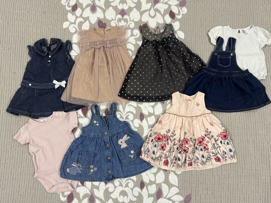 Пролетно-Летни лотове за момиче размер 56, 62/0-3м., 68/3-6 и 74/6-9
