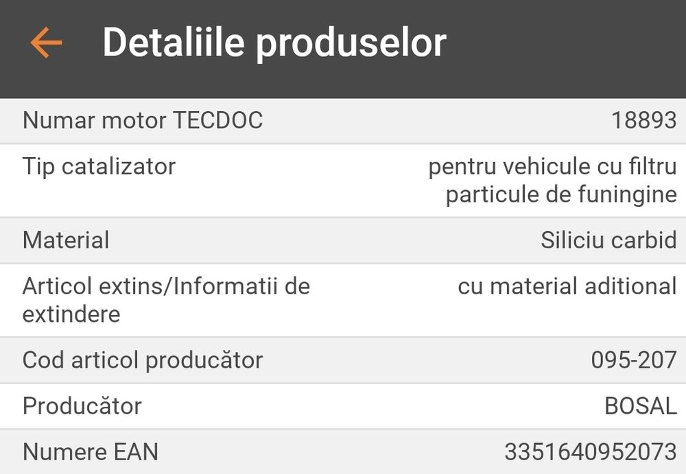 Filtru Particule Crafter 2.5  2006 - 2011 PDF Filtru de particole Nou.