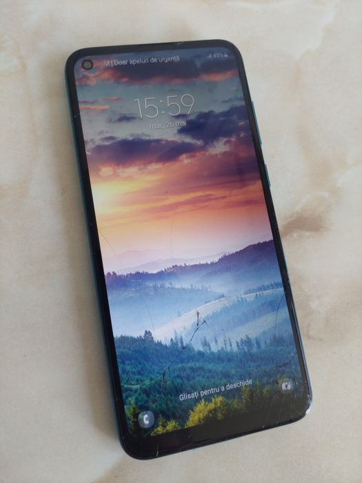 [M11] Vând Samsung Galaxy M11 [perfect funcțional] [sticla spartă] //poze reale