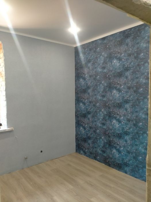 Поклейка обоев  качественно