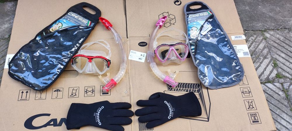 плавници 42.43  46-47 ,маска,шнорхел SEAC SUB , Креси ,Марес ,Бюша Aqu