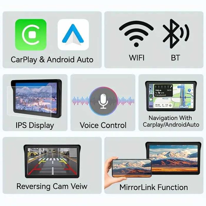 Мултимедия за кола Venbes 7 инча