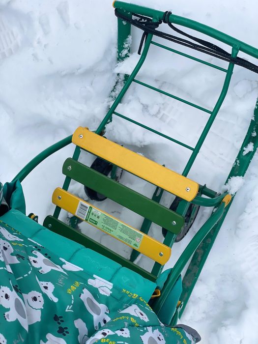 Санки новые с чехлом