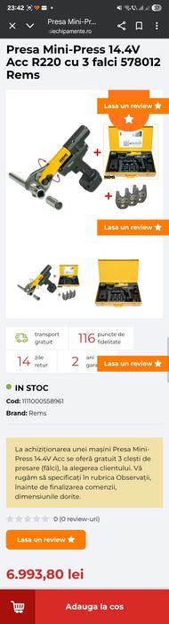 Presa Rems ACC R220 14.4V