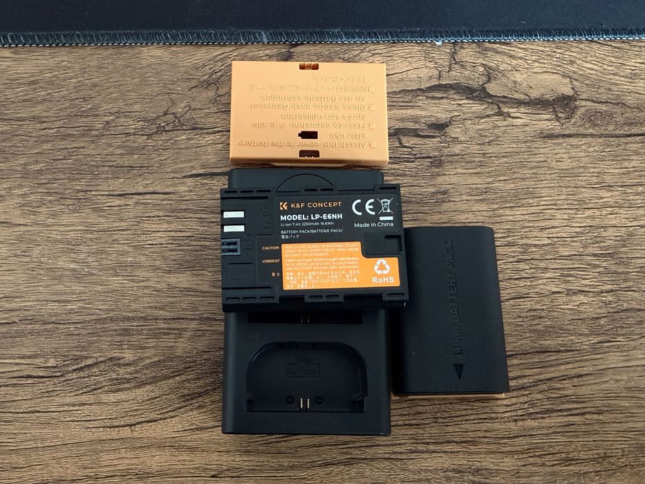 Батерии за Canon LP-E6NH – K&F Concept + Зарядно