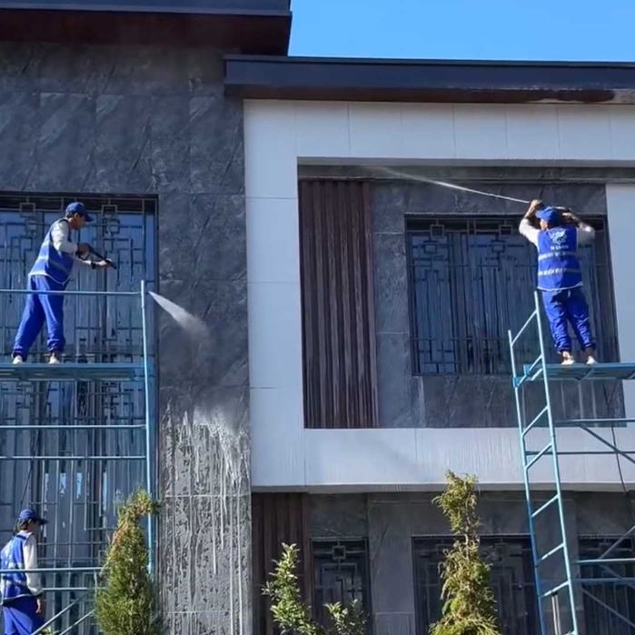 Мойка окон и фасадов в Ташкент | Oyna va fasad yuvish | Fasad tozalash