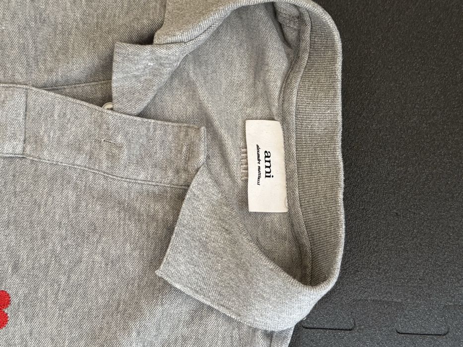tricou polo gri ami paris