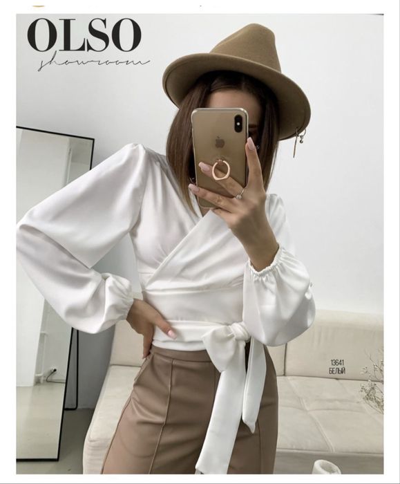 продам белую блузку