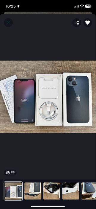 Айфон 13 128  как новый