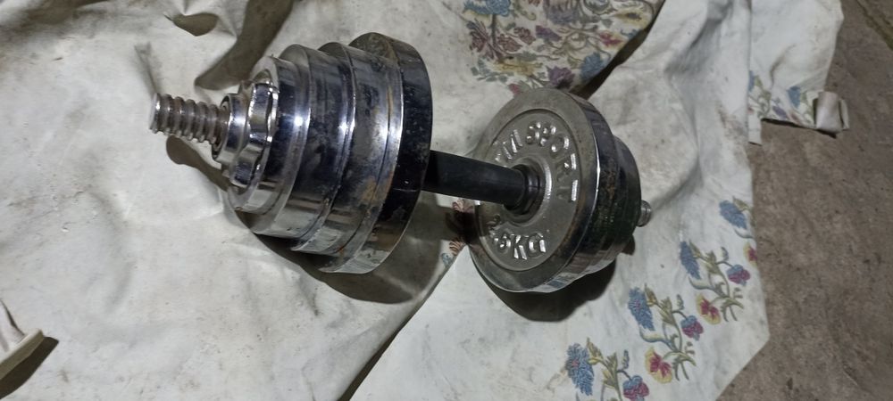 Гантели одна гантеля без пары 15кг