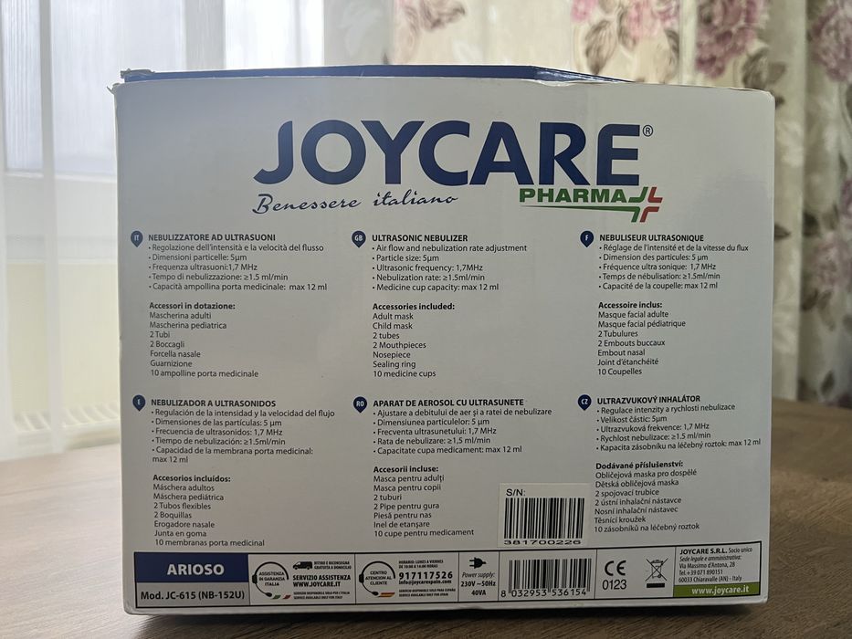 Aparat aerosoli defect