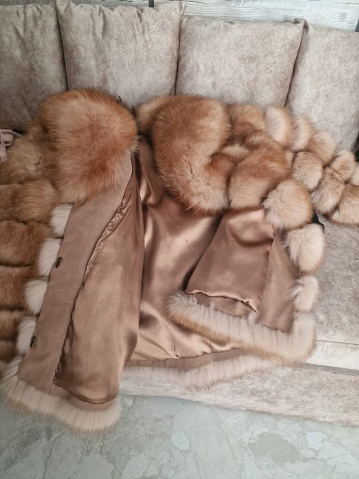 Палто от естествен косъм