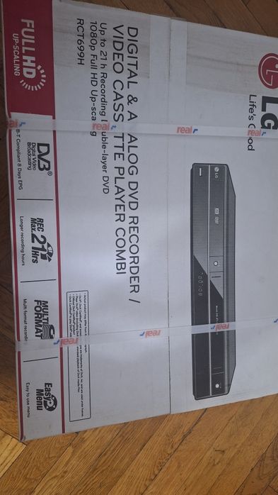 LG RCT699H – DVD & VHS recorder (NEW – BOXED)