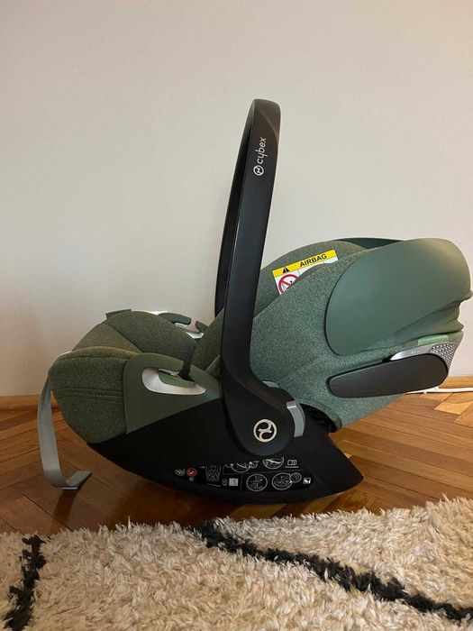 Scoica Cybex Platinum Cloud T Plus i-Size verde + Baza Isofix Cybex T