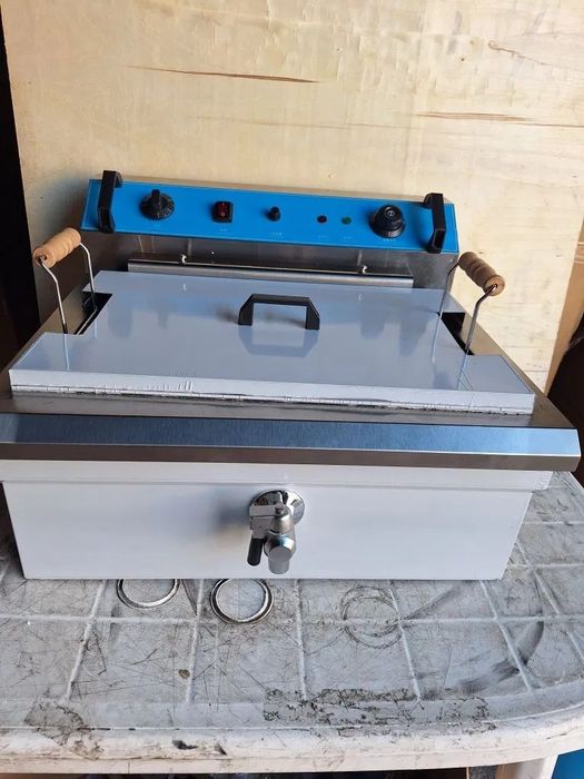 Фритюрник профисионален  на ток Голяма вана 2x20 или 2x30 литра Нови 1