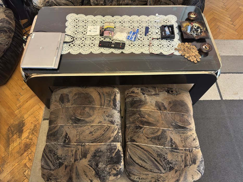 Холна гарнитура (диван+2 фотьола+2 табуретки)