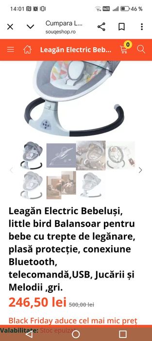 Pătuț și leagăn bebe