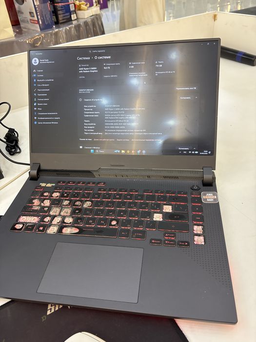 Asus rog strix каробка все есть