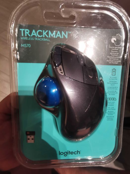 Mouse Logitech Wireless Trackball M570