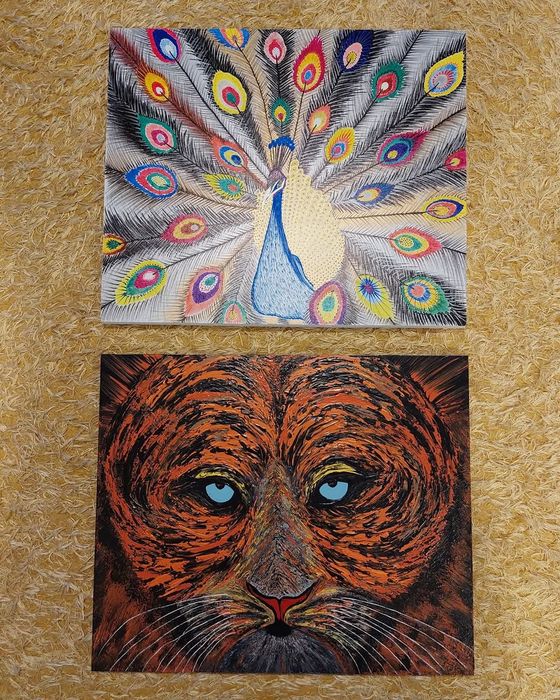 Pictate pe plăci de pal