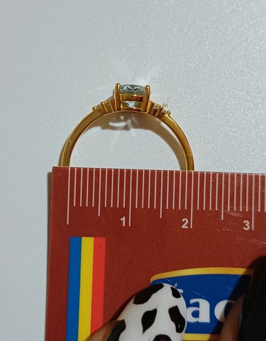 Inel din argint S925 placat cu aur 18 K