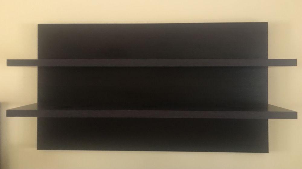 Rafturi wenge Mobexpert, culoarea wenge