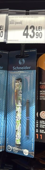 Stilou cu cerneala Schneider - are cap cu bila nu penita