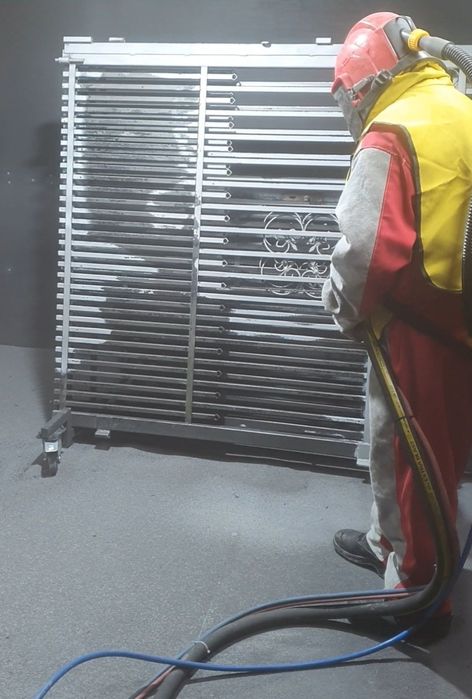 Vopsitorie electrostatica pulbere + sablare