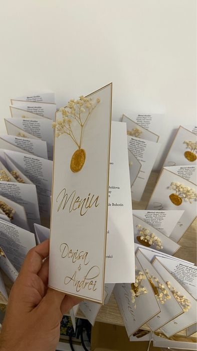 Invitatii/ plicuri/ cati de vizita personalizate